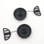 Bouchon d'essence et Bouchon d'huile pour STIHL 017 018 MS170 MS180 Tronçonneuse, 2 pièces