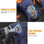 MAXPRO Marteau Perforateur Électrique SDS-Plus 1500W Perforateur Burineur 5.5J, 6 Vitesses, 3 Fonctions, Technologie Anti-vibrat