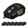 zelotes Souris Gamer Filaire,7200DPI,7 Boutons,Haute Précision,Conception Ergonomique,LED,Optique USB Souris de Jeu pour PC,Ordi