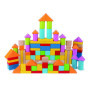 Hape Jouet en Bois Construction Enfant 12 Mois et Plus - Blocs de Construction Multicolore - Jouet Éveil Fille et Garçon - Baril
