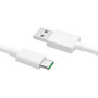 OPPO - Câble de Charge VOOC et SuperVOOC USB A/USB C, Câble Chargeur Téléphone Portable, Longueur 1m, Vitesse de Chargement et S