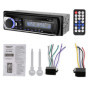 VIGORFLYRUN PARTS LTD Autoradio Bluetooth Stéréo 1 Din, 12V Récepteur Radio FM/SD/USB/AUX Mains Libres Auto Audio avec Télécomma