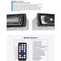 VIGORFLYRUN PARTS LTD Autoradio Bluetooth Stéréo 1 Din, 12V Récepteur Radio FM/SD/USB/AUX Mains Libres Auto Audio avec Télécomma