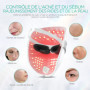 VOYOR masque LED visage masque luminothérapie visage traitement professionnel de l'acné/lisser les rides/photorajeunissement soi