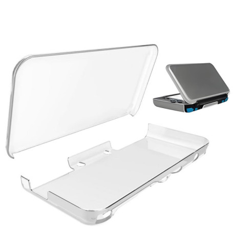 OSTENT Coque de protection transparente pour console Nintendo 2DS LL/XL, transparent, Trousse de beauté