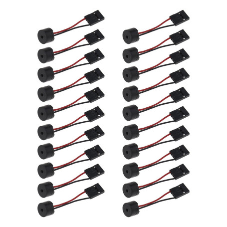 be in your mind 20x Code Bip Haut-Parleur Interne Buzzer 4 Broches Haut-Parleur Sondeur Carte Mère pour PC de Bureau Connecteur 