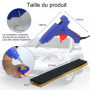 Tosucs Outil Débosselage sans Peinture Kit Débosselage Carrosserie 34 PCS avec Pistolet à Colle,Doré Dent Extracteur,pour Voitur