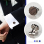 The Lord of the Tools 1 Paire De Boutons De Manchette en Bois Naturel Boutons De Manchette Classiques pour Chemise Bijoux pour H