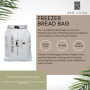 New Living – Sac à pain pour la conservation et la congélation, en polyester recyclé sans BPA, 40 x 27 cm