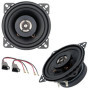 Sound-way Enceintes 2 Voies Haut-Parleur 10 cm 100 Watts Compatible avec Renault Clio/TWINGO