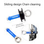 WOWOWO Kit de Support de chaîne VTT vélo de Route vélo de Route Support de chaîne Accessoire de Nettoyage de chaîne
