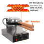 Fayelong Gaufrier Oeufs De Hong Kong Appareil Pour Gâteaux D'oeuf Acier Inoxydable Electrique Antiadhésif Rotatif Professionnel 