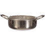 Friteuse argentée en inox Excèlsa, 24 cm de diamètre-