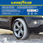 Goodyear Lot de 2 chaînes à neige en tissu pour voiture, ultra adhérence, taille XL, spécifique pour le fonctionnement du véhicu