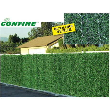 OEM Haie de jardin artificielle, en rouleau de 1 x 3 m (3 m²) - Idéale pour balcon ou clôture - Aspect sapin - Ultra couvrant