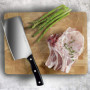 Lacor - 39018 - Cuisine Macheta, Couteau Boucher Professionnel, Acier Inoxydable, Poignée Ergonomique, Mesure des Feuilles 17 x 