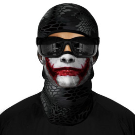 ShopINess Cagoule Unisexe pour Adultes avec Design 3D pour Le Sport Le Festival la Fête d'halloween et Le Carnaval - Joky