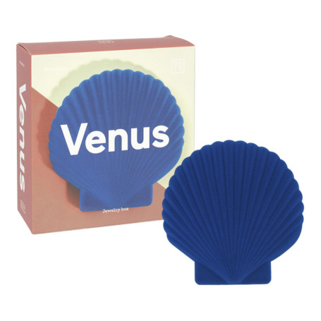 DOIY - Boîte à bijoux pour femme - Organisateur de bijoux - Design en forme de coquillage - Élégant et pratique - Revêtement en 