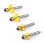 4 Fraises à Défoncer En Carbure Fraise à Rainurer 8mmnettoyage Fraise Fraise Pour Bois Outil De Travail Du Boismitre Router Bit 
