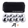 Engelhart - 010203 - Sacoche de Transport avec Jeu de 8 Boules de Pétanque - Inclut Distance-Mètre - Sacoche Pratique - Jeux Ext