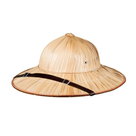 Boland 95464 -Casque tropical en paille, chapeau safari, couvre-chef pour costumes de carnaval, accessoire pour costume, carnava