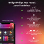 Philips Hue White & Color Ambiance Applique murale extérieurs IMPRESS, Kit de base à intensité variable jusqu'à 16 millions de c
