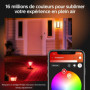 Philips Hue White & Color Ambiance Applique murale extérieurs IMPRESS, Kit de base à intensité variable jusqu'à 16 millions de c