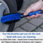 Brosses pour Jantes en Aluminium, Paquet de 2, Poils résistants à la Pression pour Un Nettoyage Doux et Efficace des Jantes Jusq