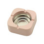 IKAAR Cendrier carré cendrier pour cigarettes cigares pour intérieur ou extérieur, maison, bureau, table pub, jardin, rose