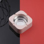 IKAAR Cendrier carré cendrier pour cigarettes cigares pour intérieur ou extérieur, maison, bureau, table pub, jardin, rose