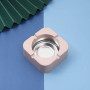 IKAAR Cendrier carré cendrier pour cigarettes cigares pour intérieur ou extérieur, maison, bureau, table pub, jardin, rose
