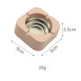 IKAAR Cendrier carré cendrier pour cigarettes cigares pour intérieur ou extérieur, maison, bureau, table pub, jardin, rose