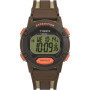 Timex Montre pour Homme Expedition CAT5 41 mm -Bracelet en Cuir Marron, Cadran Digital, boitier Marron TW4B30400