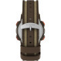 Timex Montre pour Homme Expedition CAT5 41 mm -Bracelet en Cuir Marron, Cadran Digital, boitier Marron TW4B30400