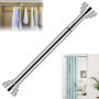 HEKOBAG Tringle à Vêtements Extensible, 38-58cm Barre Penderie Extensible sans Perçage Antidérapant, Tringle Penderie Extensible