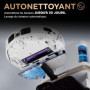 Shark PowerDetect Robot aspirateur à vidage Automatique avec Navigation 3D et LiDAR, Base Anti-allergène/Anti-Odeur, contourneme