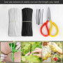 TANCUDER 400 PCS Serre Cable Plastique Collier de Serrage Blanc et Noir Collier Serflex Plastique 15CM Attaches Torsadées en Pla