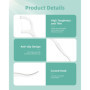 Lot de 600 bâtonnets de fil dentaire jetables pour le nettoyage des dents - Bâtonnets de soie dentaire jetables pour l'hygiène d