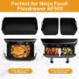 Accessoires Air Fryer pour Cosori Dual Blaze TwinFry XXL 10L, Ninja Af500EU 5.2L, 10.4L, Moule en Silicone pour Cosori Air Fryer