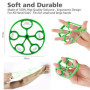 Hand Grip Musculation Main -10 Pack, Handgrip avant bras exercice des doigts, Poignée musculation, Balle anti-stress, Balle reed