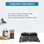 Tambour DR2400 DR-2400 Compatible avec TN-2420 pour Brother HL-L2310D HL-L2350DW HL-L2370DN HL-L2375DW DCP-L2510D DCP-L2530DW DC