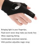 DINOWIN Lampes de Poche LED, Gants de pêche en Plein air, Gants de Sport, Lampe Torche pour Camping, Cyclisme, Course à Pied, ac