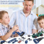 NCKIHRKK 73 Pièces Jouet Outil pour Enfants, Outils de Construction et Accessoires, malette outils enfant, Boite a Outil avec Pe