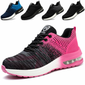 ZSDZSZ Chaussures de Sécurité Hommes Femmes Légère Respirantes Chaussures de Travail Confortable Antidérapante Baskets de Sécuri