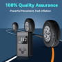 WYRIAZA Gonfleur Pneus Voiture 10000mAh Compresseur à Air Portatif 150PSI Compresseur Voiture Gonfleur Pneus Voiture sans Fil Mi