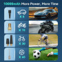 WYRIAZA Gonfleur Pneus Voiture 10000mAh Compresseur à Air Portatif 150PSI Compresseur Voiture Gonfleur Pneus Voiture sans Fil Mi