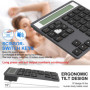 Pavé numérique Bluetooth et 2,4 G Pavé Numerique sans fil– Pavés Numériques 34 Touches avec Calculatrice d'affichage –pavé numér