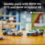 LEGO Speed Champions Voitures de Course BMW M4 GT3 et BMW M Hybrid V8, Véhicules Jouet pour Enfants, 2 Modèles à Construire, 2 F