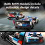 LEGO Speed Champions Voitures de Course BMW M4 GT3 et BMW M Hybrid V8, Véhicules Jouet pour Enfants, 2 Modèles à Construire, 2 F