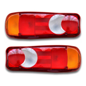 VNVIS 2 feux arrières lampe pour camion, benne basculante, tracteur, remorque, châssis - ampoules universelles fonctionnant en 1